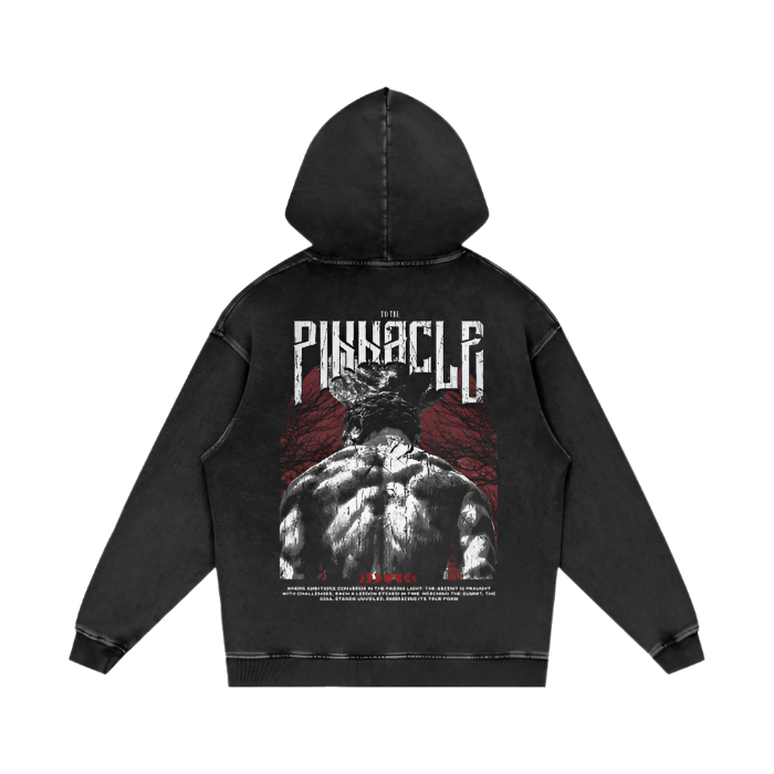 Oversized Hoodie,Graphic Hoodie,Zelus Apparel,Streetwear,Gym Apparel,Pinnacle Design,Thick Cotton,High-End Hoodie,Statement Hoodie,Motivational Apparel